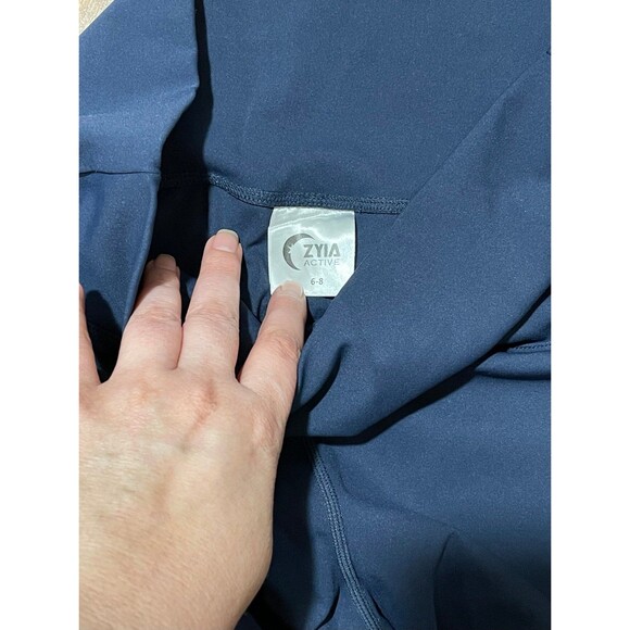 Zyia Active leggings Blue size 6-8 - Picture 3 of 4